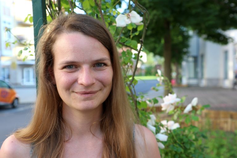 Katharina ist die Direktkandidatin für Bündnis90/Die Grünen im Wahlkreis 18
