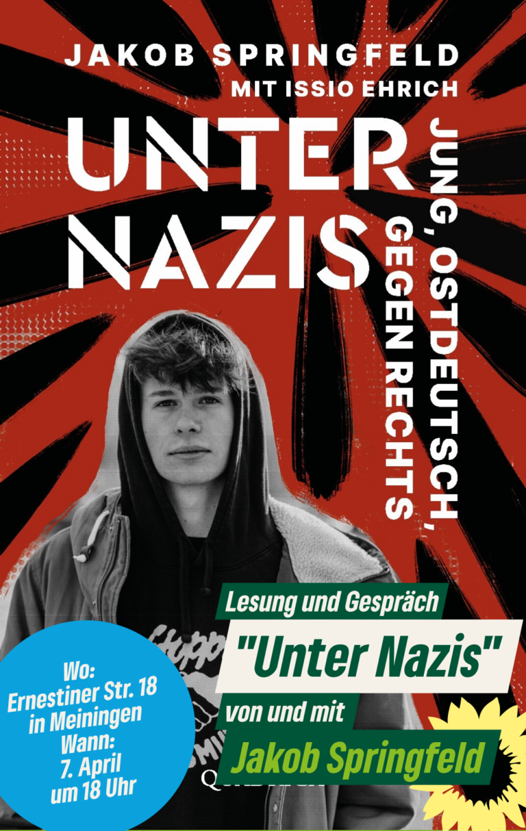 Unter Nazis – Lesung und Diskussion mit Jakob Springfeld